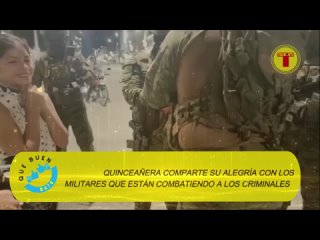 EL CANSANCIO Y EL COMBATE DE LOS MILITARES ESTÁ GENERANDO FELICIDAD EN EL PUEBLO DE ECUADOR