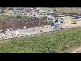 NOW - Turkish security forces disperse an angry crowd outside the U.S. military base Incirlik in Adana