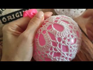 Новогодний ШАР крючком 2 ЧАСТЬ _ Christmas BALL crochet