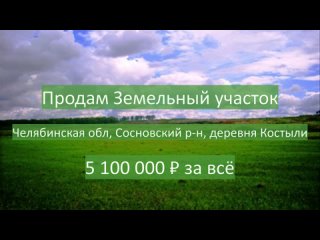Продажа - земельный участок СХН 20,4 га д.Костыли (Челябинск, Кременкуль)