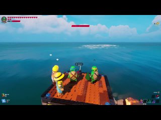 Для того чтобы найти край света чел додумался создать катер в LEGO Fortnite