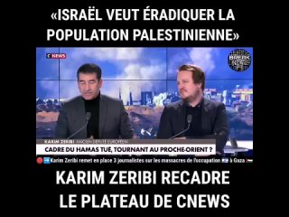 Karim Zeribi recadre le plateau de Cnews et dnonce l'indignation  gomtrie variable de certains journalistes