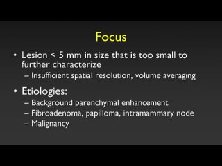 33. Clearly Benign Lesions on Breast MRI