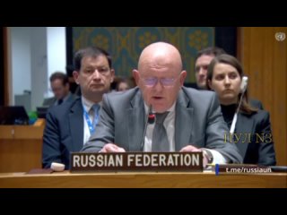 Постпред России Небензя - на заседании Совбеза ООН: Любые гуманитарные действия требуют немедленного прекращения боевых действий