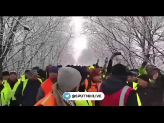 ️Polish Police Block Ukrainian Truckers