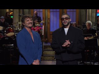 Pedro Pascal as guest at SNL with Bad Bunny