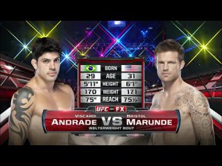 Viscardi Andrade vs. Bristol Marunde UFC 163 - 3 августа 2013