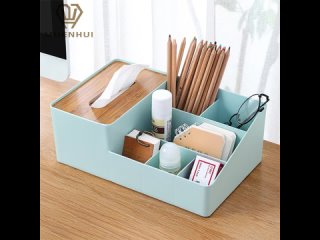 MUENHUI Hot Sale Household Multifunctional Plastic Desktop Tissue Box