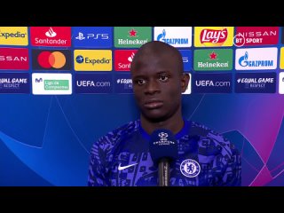 1-1 is a fair result, we had many chances.  Kante happy to take a draw back to Stamford Bridge