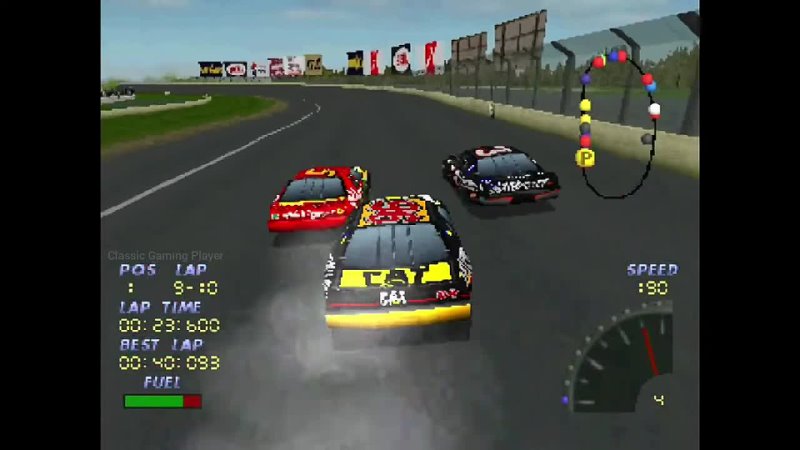 NASCAR 98 Collectors Edition - PS1 Gameplay