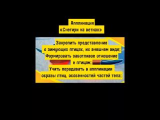 подготовительная Б аппликация Снегири