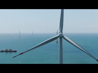 В Китае строят первую базу для испытаний в области морской ветроэнергетики
