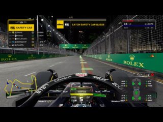 F1 23 Coop-Career. 2 сезон 12 этап Сингапур. Гонка