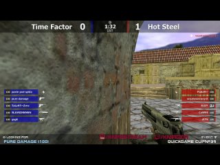 Финал турнира по cs 1.6 от проекта ““By Fly““ [Time Factor -vs- Hot Steel] @ by kn1fe