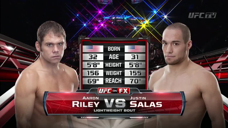 Justin Salas vs. Aaron Riley UFC Fight Night FOX 8 - 27 июля 2013