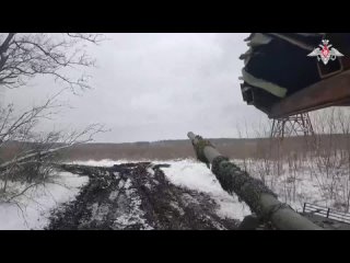 Боевая работа экипажа танка Т-72Б3 ЗВО в зоне СВО
