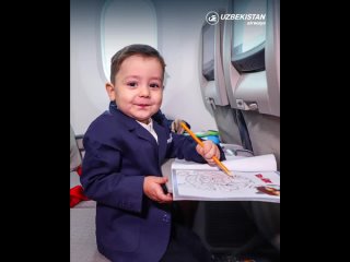 На борту Uzbekistan Airways ваши дети поверят в новогоднее чудо!