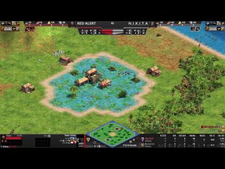 Турнир 7-21.10.2023 по Age of Empires II: DE. RED_ALERT vs dungeonmasternik, карта El Dorado