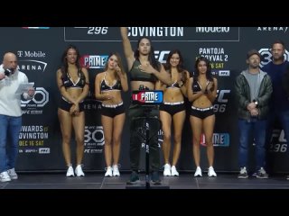 casey o'neill vs ariane lipski - ufc 296 ceremonial weigh-in