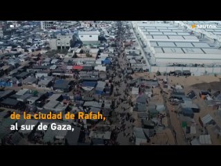 🇮🇱🪖🇵🇸 Familias desplazadas abarrotan Rafah, en el sur de Gaza