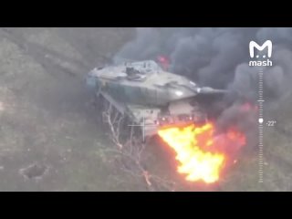 🔞 Сверхэмоциональная реакция наших солдат на очередное уничтожение переданного украинцам немецкого танка Leopard