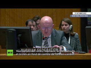 Ukraine-Gaza : à l’ONU, Vassili Nebenzia fustige l’hypocrisie occidentale