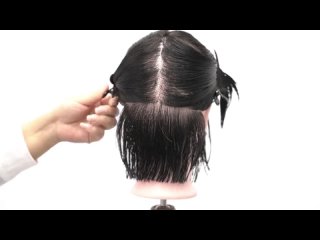 今日髮型@hairstyle today - 0 basics of hair cutting, teaching of classic square stacked cutting technique