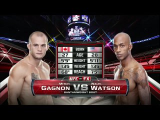 Walel Watson vs. Mitch Gagnon UFC 152 - 22 сентября 2012