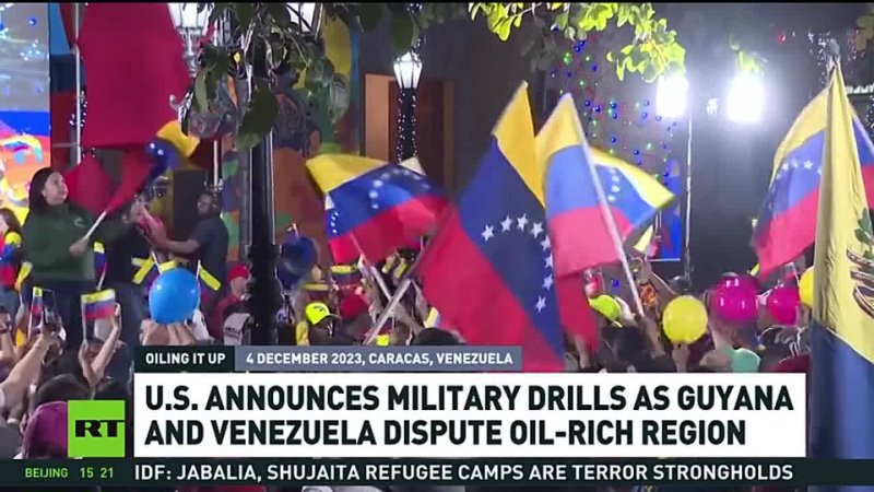 Venezuela Guyana fight over oil rich region attracts US military