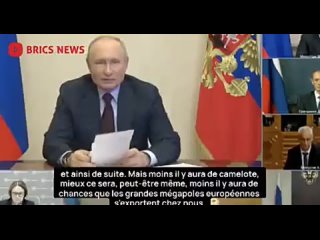 Le Président de #Russie, Vladimir #Poutine, se moque des nouvelles sanctions prises par l’#Europe à l’occasion d’une visioconfér