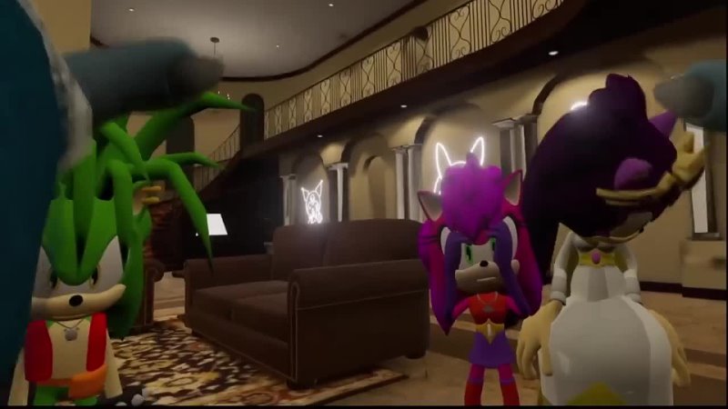 Speedy Blue SONIC TURNS WEREHOG INFRONT OF HIS FAMILY IN VR
