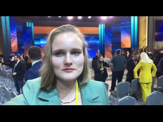 Корреспондент ГТРК “Иртыш“ Елена Беляева поделилась эмоциями после общения с Путиным