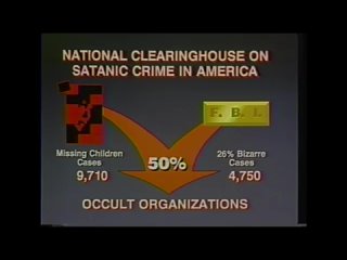 Satanic Cults and Ritual Crime [VHS] [1990] [Satanic Panic]