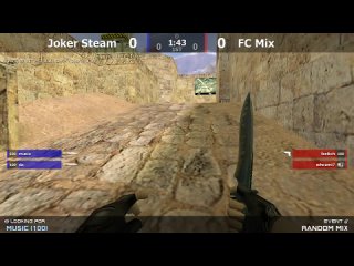 Случайный микс по CS 1.6 на  [Joker Steam -vs- FC Mix] @ by kn1fe