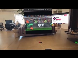 Новые VR-очки Quest 3 позволяют незаметно играть в FIFA на работе.