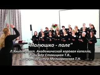 Полюшко_поле Академическая хоровая капелла
