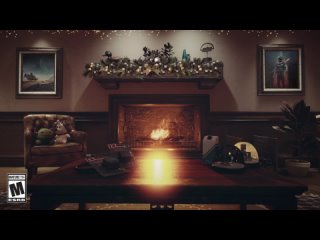 Starfield - Cozy Winter Holiday Fireplace