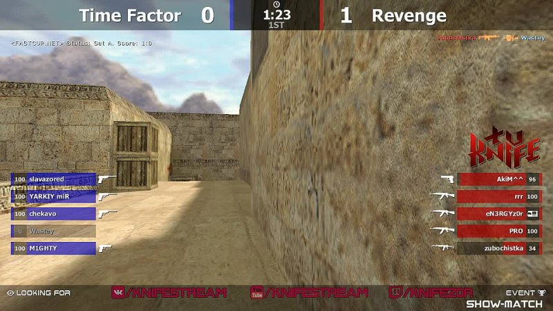 Шоу-Матч по cs 1.6 [Time Factor -vs- Revenge] @ by kn1fe