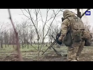 The assault units of Russian paratroopers completing their training