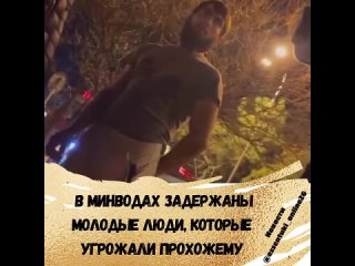 👮 В Минводах задержаны молодые люди, которые угрожали прохожему.