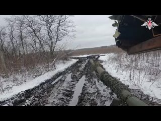 Боевая работа экипажа танка Т-72Б3 ЗВО в зоне СВО