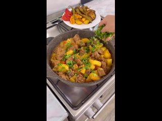 Очень вкусная КАРТОШКА С МЯСОМ