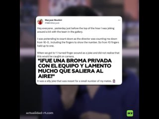 Gesto obsceno de una reportera de BBC llega a la transmisión en vivo