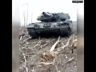 Русские солдаты затрофеили Leopard 2 на Украине и попробовали его завести  Наши бойцы из 2 батальона