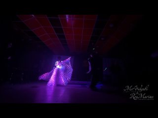 Mr_Wasabi и RosMarine световое шоу с драконом в клубе Самурай