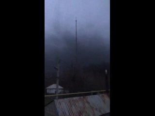 Donetsk at these moments. Everything is in smoke, there is a high probability of a second strike