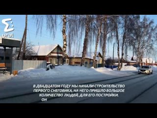 14-летний школьник из Чайковского слепил 5-ти метрового снеговика