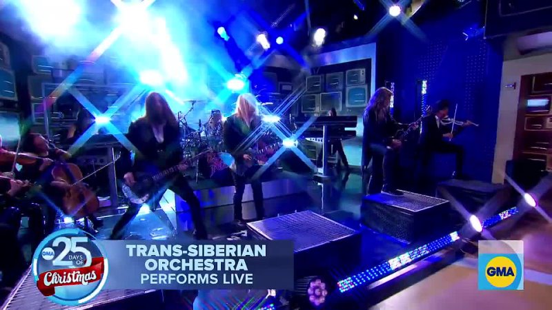 Trans-Siberian Orchestra performs on GMA