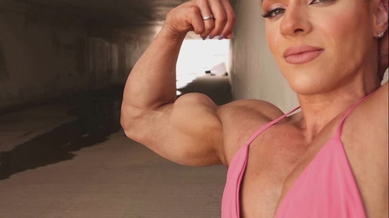 Insane Biceps Anna Lena Prinz Female Muscle Videos Her