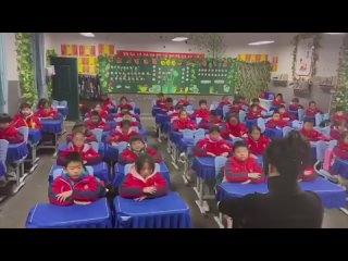 Атмосфера в одной из школ Китая